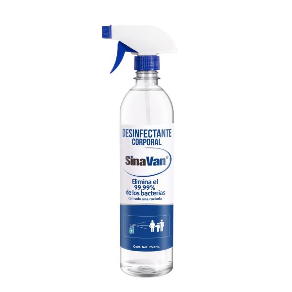 <small>SINAVAN</small><br/>DESINFECTANTE CORPORAL <br/><small class="only-single">750 ml.</small>