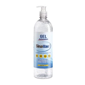 <small>SINAVAN</small><br/>GEL ANTISÉPTICO <br/><small class="only-single">1 litro, 60 ml.</small>