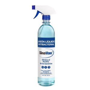 <small>SINAVAN</small><br/>JABÓN LÍQUIDO ANTIBACTERIAL <br/><small class="only-single">750 ml., 60ml.</small>